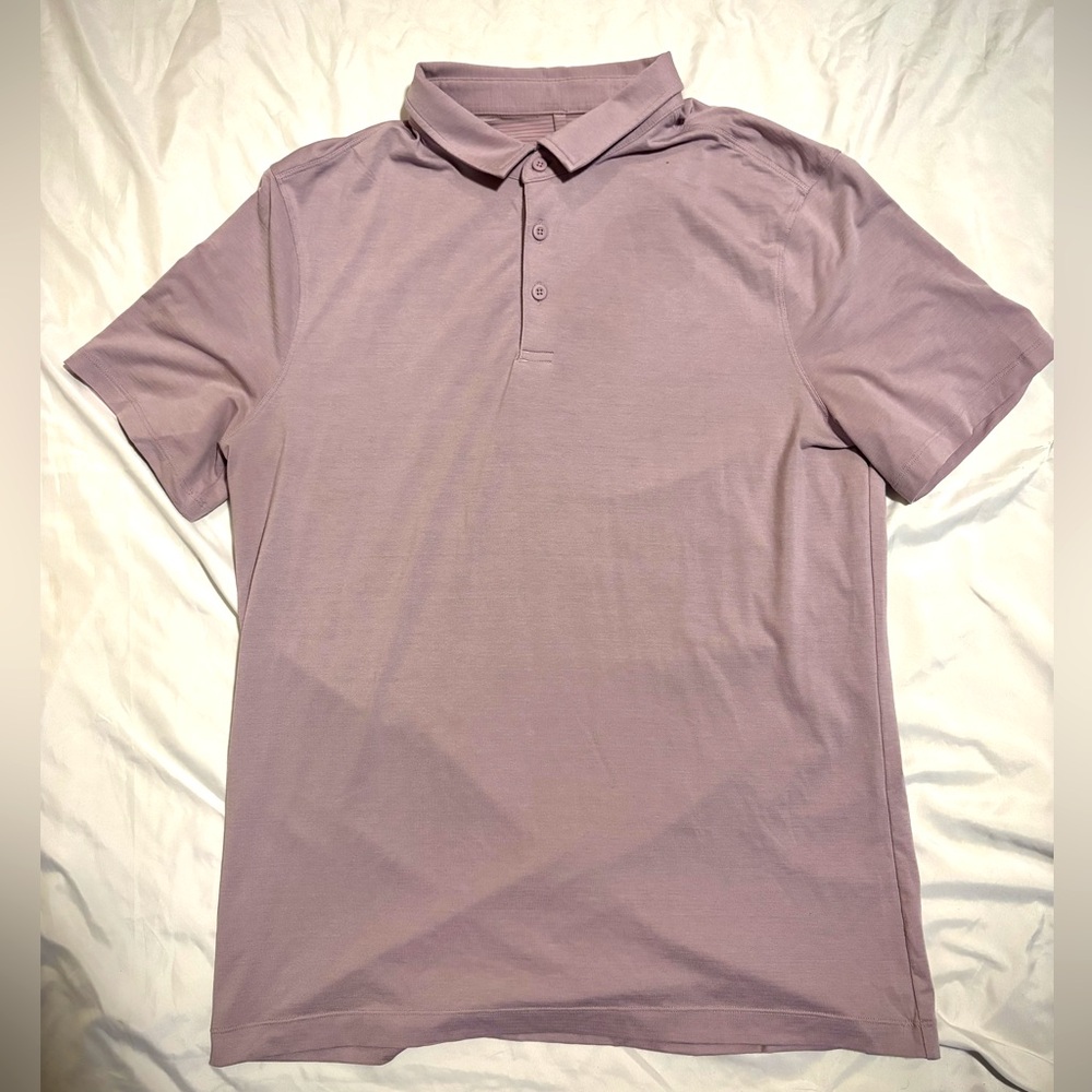 License to train pink lululemon polo